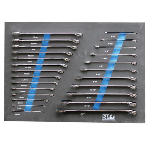 SP - TOOL KIT 25PC SPANNER SET IN EVA FOAM 